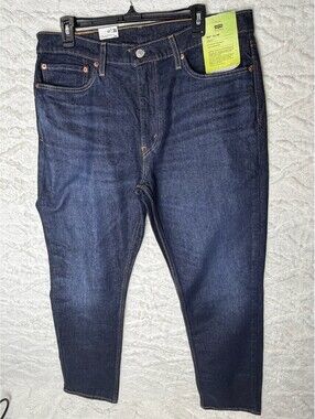 Levi's 511 Slim Jeans Mens 36x32 Dark Blue Stretch Flex Eco Performance NWT